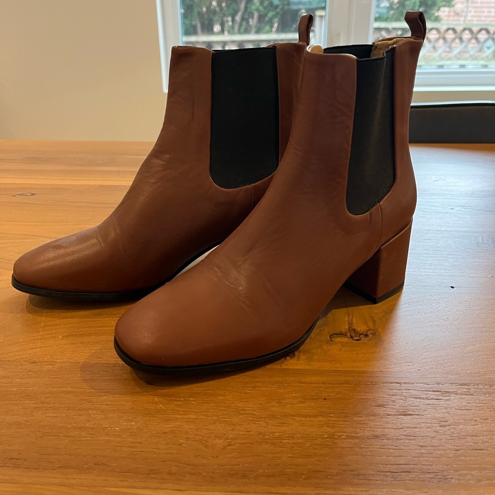 Frank & Oak Brown Ankle Boots